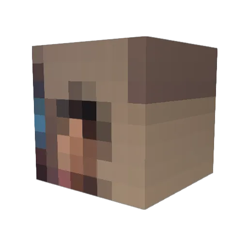 ThatRandumbYonk Minecraft avatar head, 3D render
