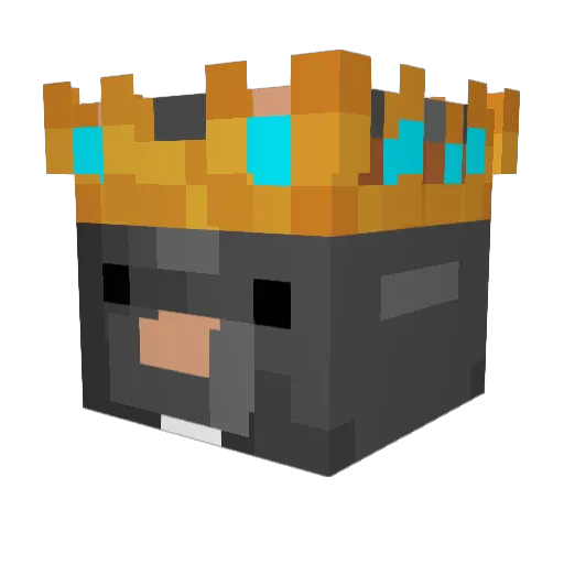ThatSewerRatBrat Minecraft avatar head, 3D render