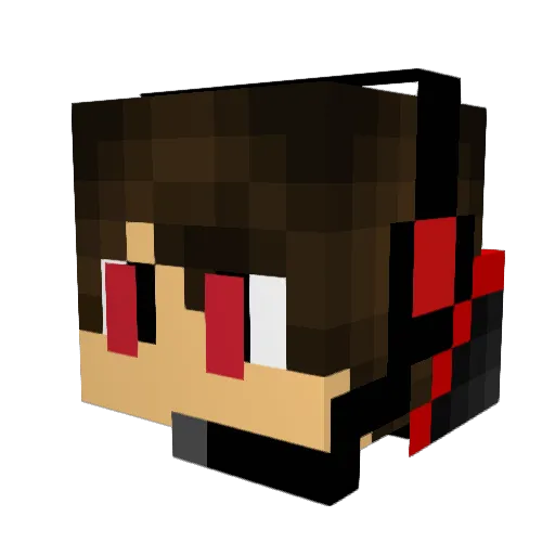 ThatSmartAsian Minecraft avatar head, 3D render