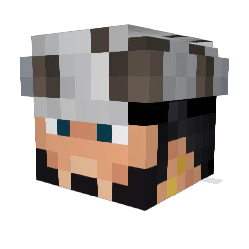 ThatSpiky Minecraft avatar head, 3D render