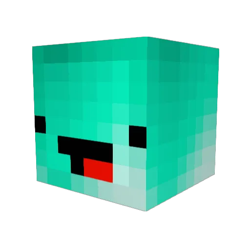ThatSpongeCake Minecraft avatar head, 3D render