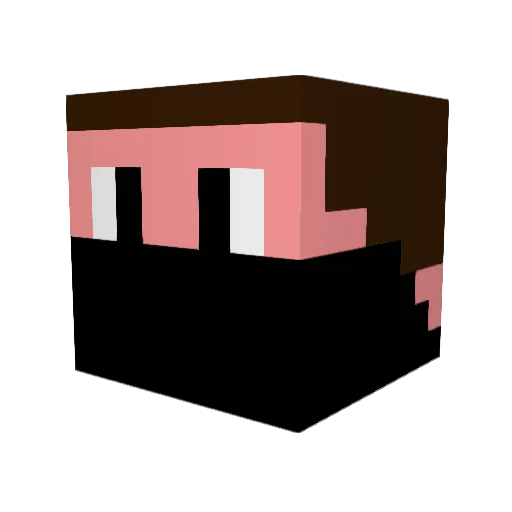 ThatTerrorist Minecraft avatar head, 3D render