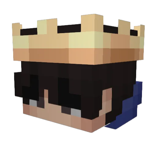 ThatTexGuy Minecraft avatar head, 3D render