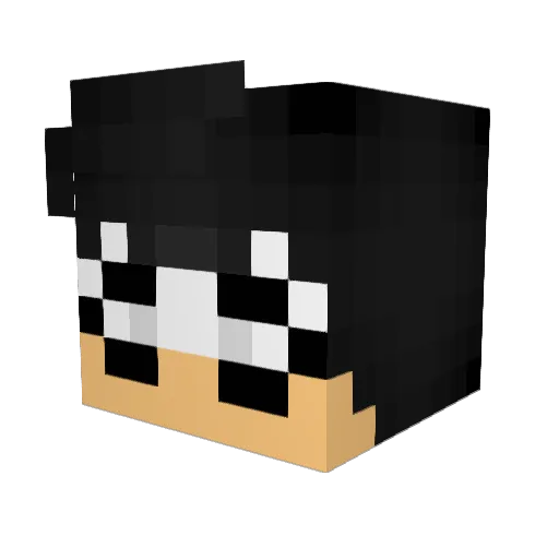 ThatVillager Minecraft avatar head, 3D render