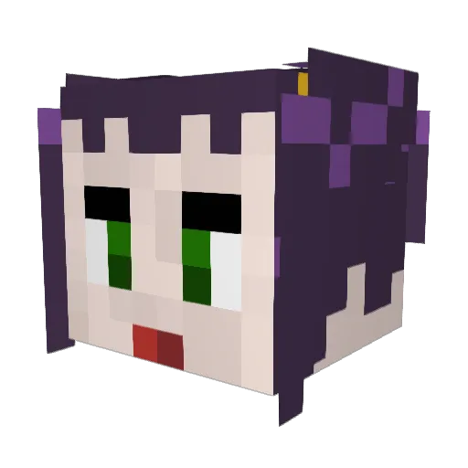 ThatWasInTents Minecraft avatar head, 3D render