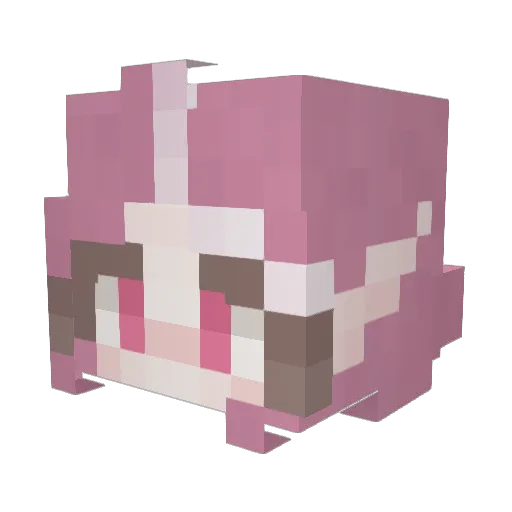That_Cyber_Life Minecraft avatar head, 3D render