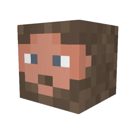 That_Guy_Jason Minecraft avatar head, 3D render