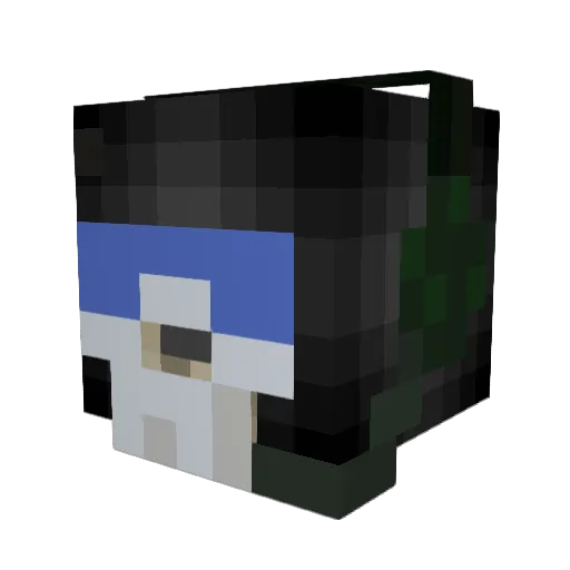 That_Mantis Minecraft avatar head, 3D render