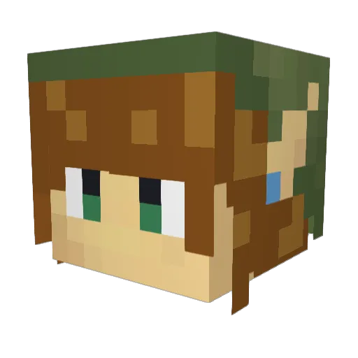 That_Nerdy_Guy Minecraft avatar head, 3D render