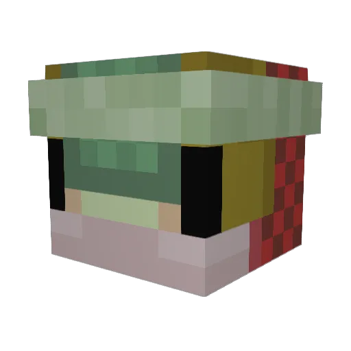 That_One_Salmon Minecraft avatar head, 3D render