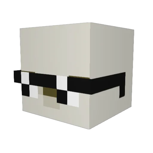 That_Seel Minecraft avatar head, 3D render