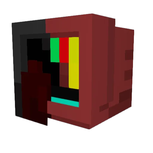 That_TV Minecraft avatar head, 3D render