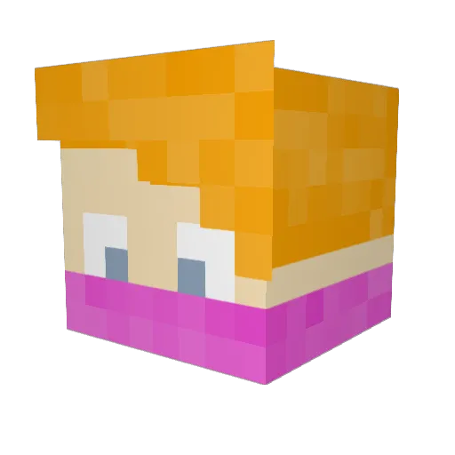 That__Fella Minecraft avatar head, 3D render