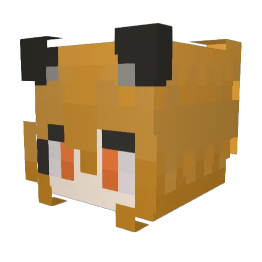 That__man_ Minecraft avatar head, 3D render