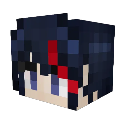 That_guy_is_here Minecraft avatar head, 3D render