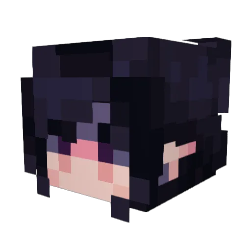 Thata2 Minecraft avatar head, 3D render