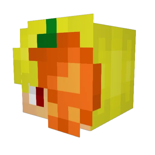 Thatbackflip Minecraft avatar head, 3D render