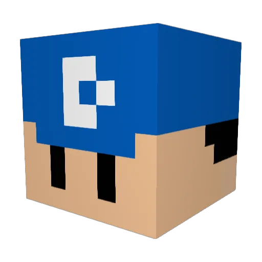 Thatgghhh Minecraft avatar head, 3D render