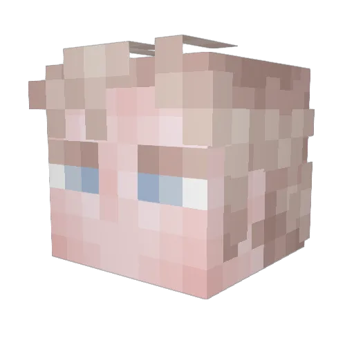 ThatgguySimon Minecraft avatar head, 3D render
