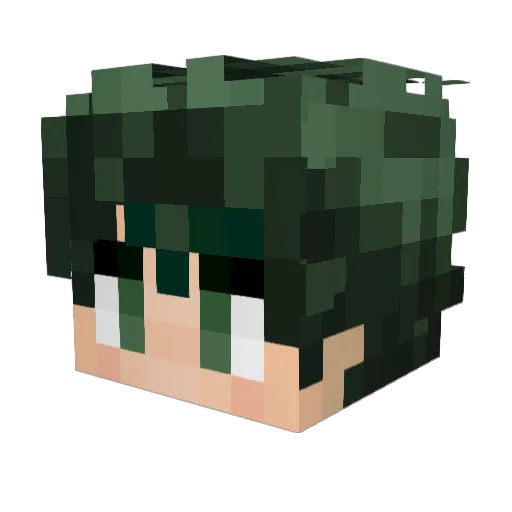 Thatguyferny Minecraft avatar head, 3D render