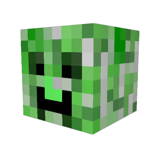 Thatiswhy Minecraft avatar head, 3D render