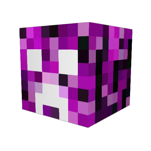 Thatoneclown Minecraft avatar head, 3D render