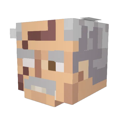 Thatoneguy1445 Minecraft avatar head, 3D render