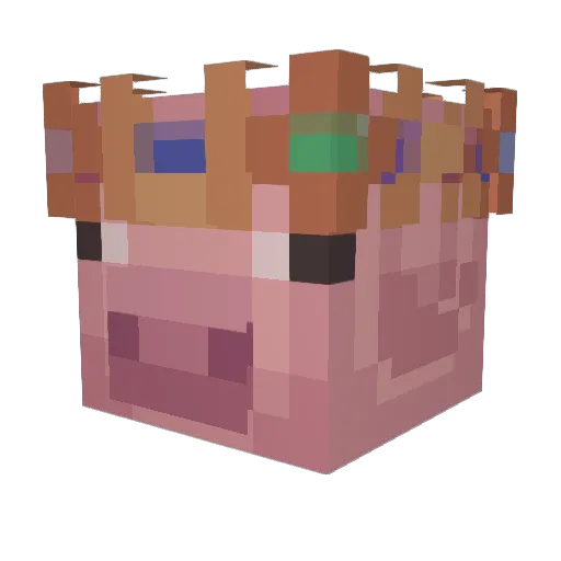 ThatsALegend Minecraft avatar head, 3D render