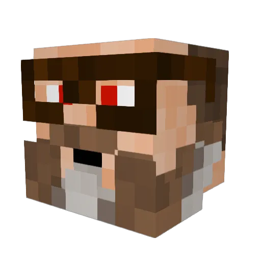 ThatsJos Minecraft avatar head, 3D render