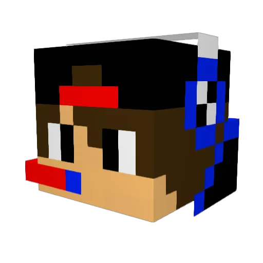 ThatsLade Minecraft avatar head, 3D render