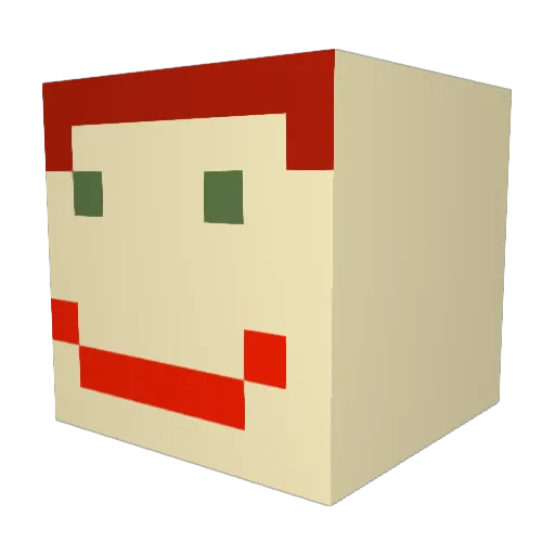 ThatsNathan Minecraft avatar head, 3D render