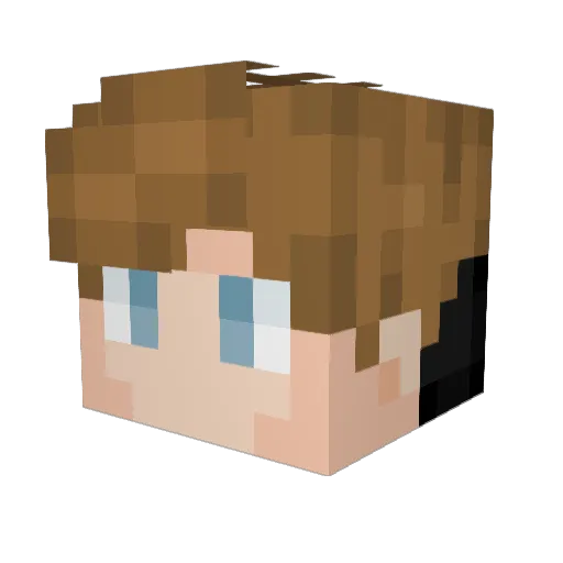 ThatsNotTh3Stuff Minecraft avatar head, 3D render
