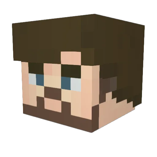 ThatsNumb3rwang Minecraft avatar head, 3D render
