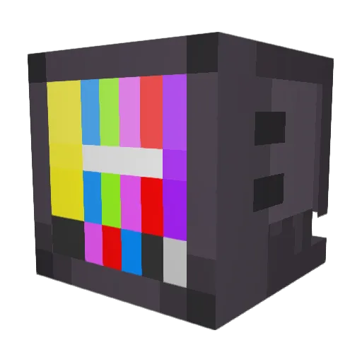 Thatta Minecraft avatar head, 3D render