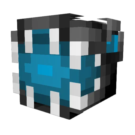 Thauf Minecraft avatar head, 3D render