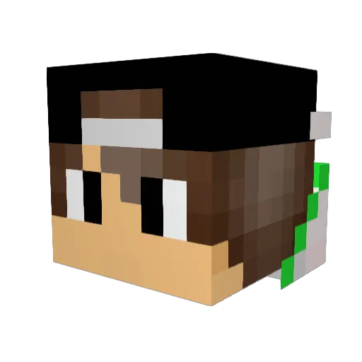 Thaylon_77 Minecraft avatar head, 3D render