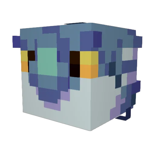 Thaylorn Minecraft avatar head, 3D render