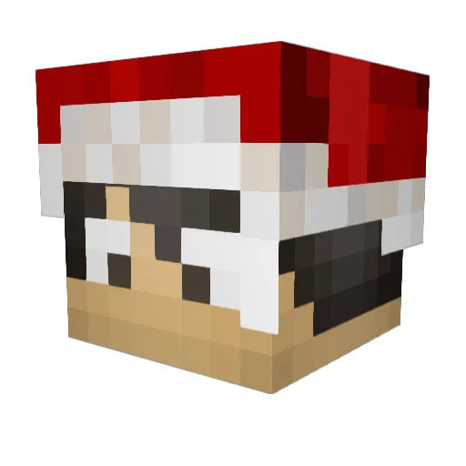 ThaysonZC Minecraft avatar head, 3D render