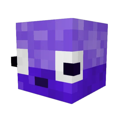 Thazahr Minecraft avatar head, 3D render