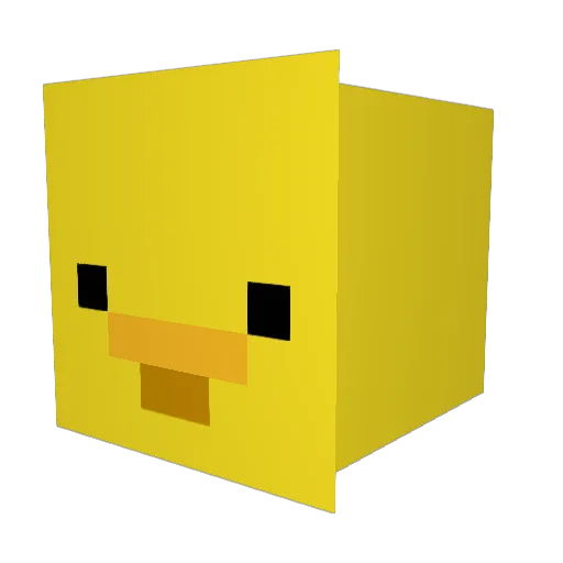 The12Gltich_0 Minecraft avatar head, 3D render