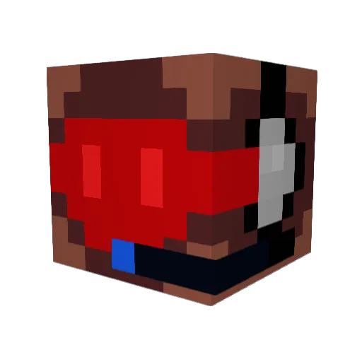 The1Demiurge Minecraft avatar head, 3D render