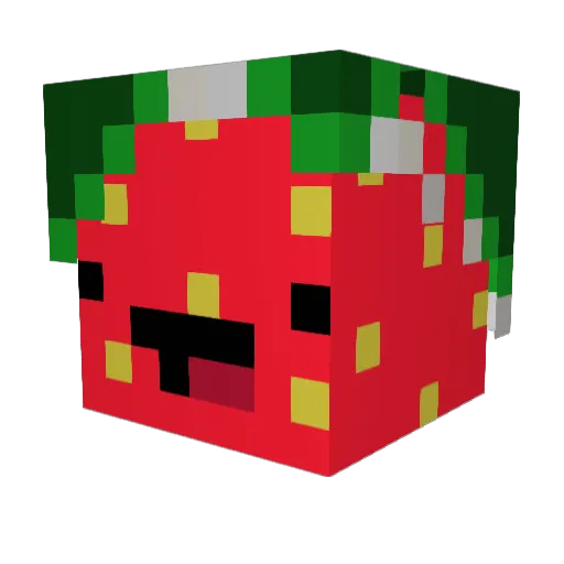 The1DrJam Minecraft avatar head, 3D render