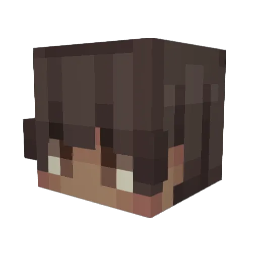 The1GuyNick Minecraft avatar head, 3D render