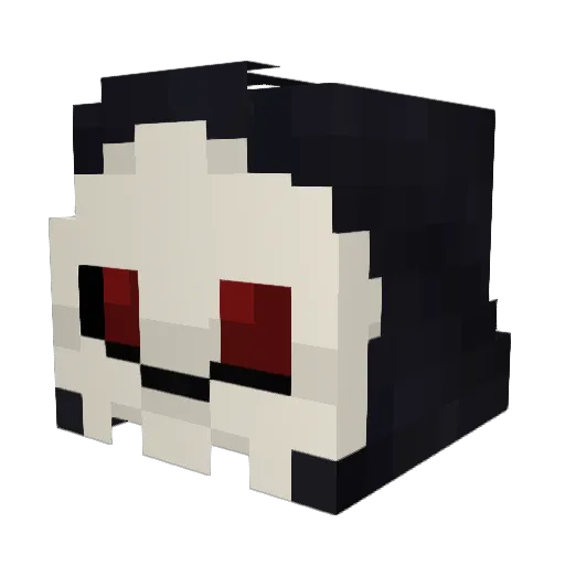 The1WhosBad Minecraft avatar head, 3D render