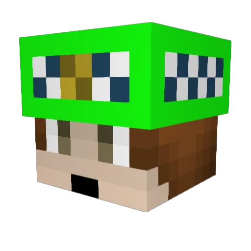 The2000Camaro Minecraft avatar head, 3D render