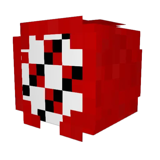 The2kdrummer Minecraft avatar head, 3D render