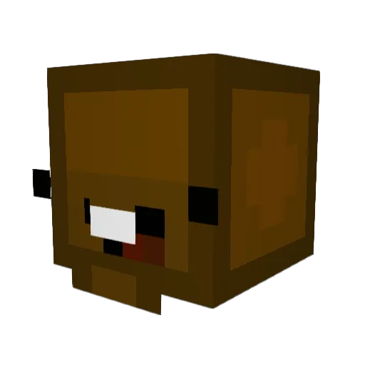 The2nd_i Minecraft avatar head, 3D render