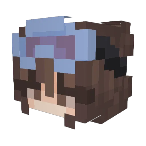 The4Coles Minecraft avatar head, 3D render