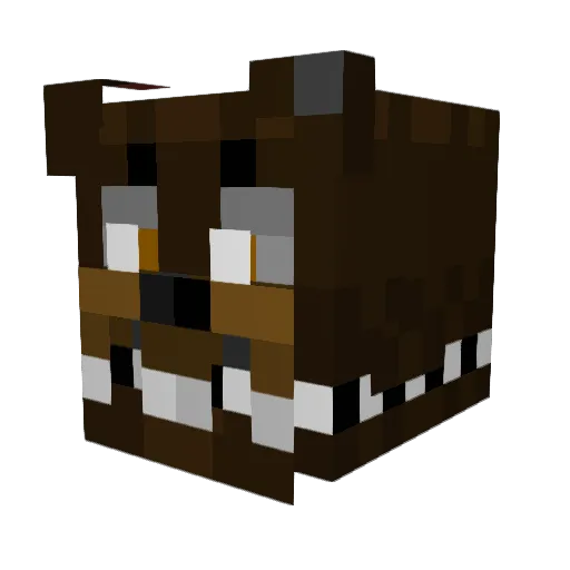 The5thchance Minecraft avatar head, 3D render