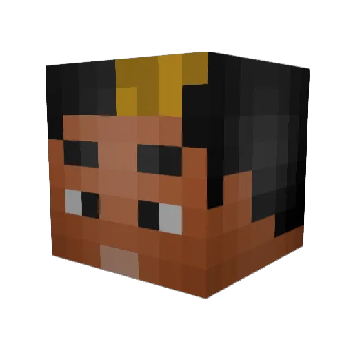 The6oulsadi Minecraft avatar head, 3D render